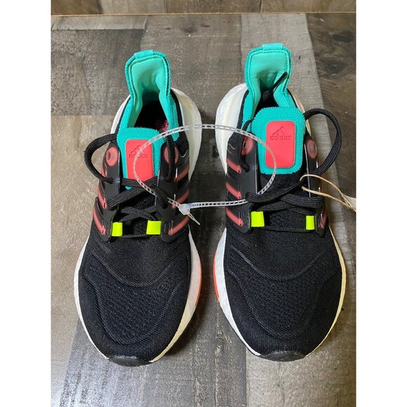 Adidas ULTRABOOST 22 J GIRL Big Kids SIZE 4 Sneaker cblack/turbo/mineus GY4516 - Picture 5 of 14